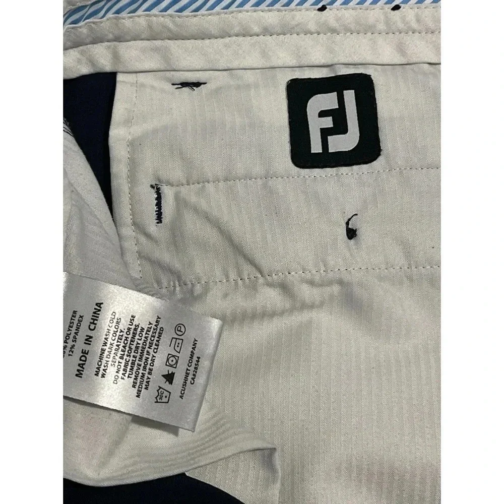 Footjoy Pants Men’s 38x29.5 Blue Stretch Performance Sport Golf Chinos